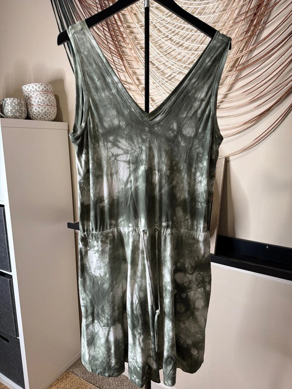 Sweaty Betty tie-dye green dress EUC S 3425